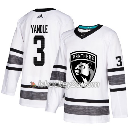 Mænd NHL Florida Panthers Trøje Keith Yandle 3 Hvid 2019 All-Star Adidas Authentic
